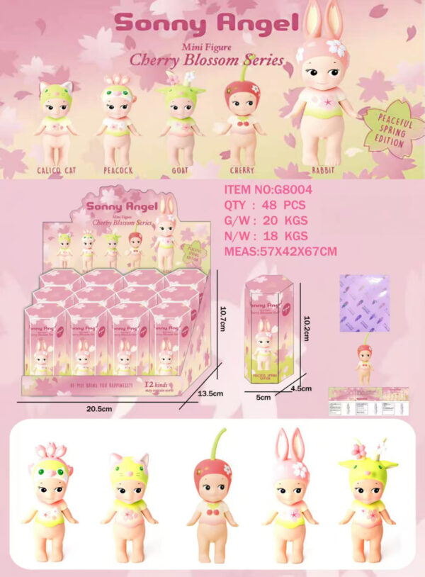 Party Angel Cheek Blind Box Car Ornament Mobile phone Decoration Handmade Anime Doll Finished End Box - Image 40