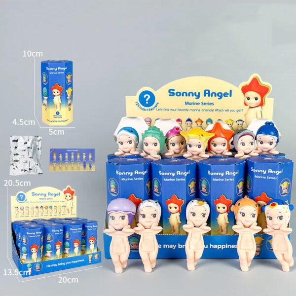 Party Angel Cheek Blind Box Car Ornament Mobile phone Decoration Handmade Anime Doll Finished End Box - Image 4