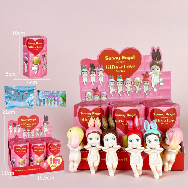 Party Angel Cheek Blind Box Car Ornament Mobile phone Decoration Handmade Anime Doll Finished End Box - Image 53