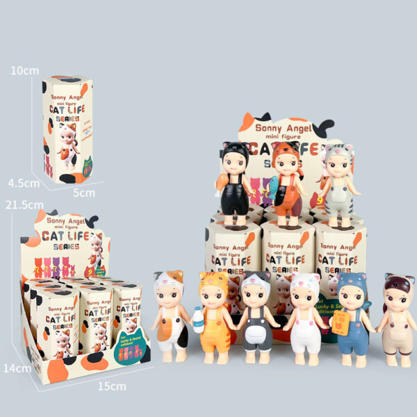 Party Angel Cheek Blind Box Car Ornament Mobile phone Decoration Handmade Anime Doll Finished End Box - Image 44
