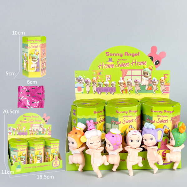 Party Angel Cheek Blind Box Car Ornament Mobile phone Decoration Handmade Anime Doll Finished End Box - Image 75