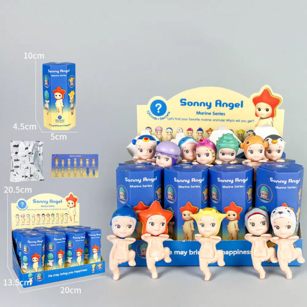 Party Angel Cheek Blind Box Car Ornament Mobile phone Decoration Handmade Anime Doll Finished End Box - Image 9