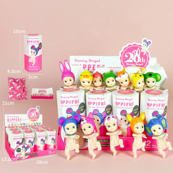 Party Angel Cheek Blind Box Car Ornament Mobile phone Decoration Handmade Anime Doll Finished End Box - Image 11