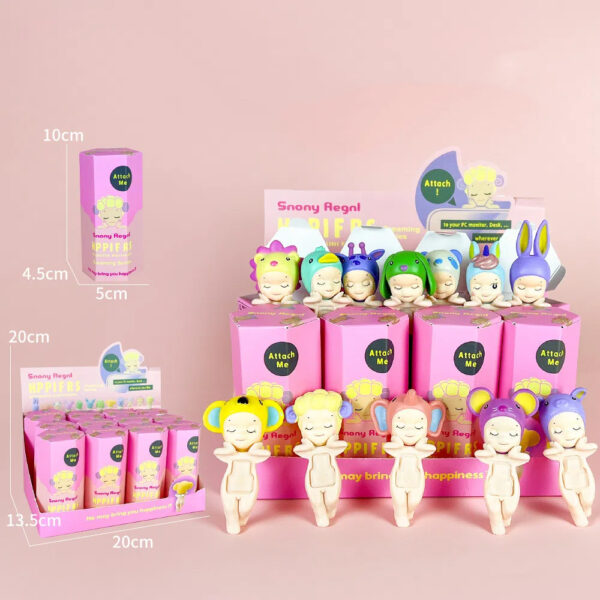 Party Angel Cheek Blind Box Car Ornament Mobile phone Decoration Handmade Anime Doll Finished End Box - Image 7