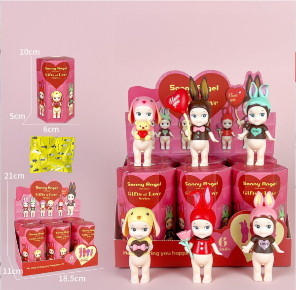 Party Angel Cheek Blind Box Car Ornament Mobile phone Decoration Handmade Anime Doll Finished End Box - Image 51