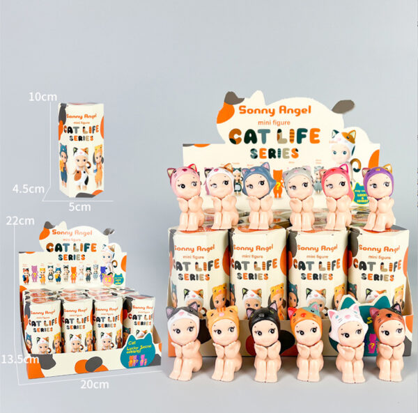 Party Angel Cheek Blind Box Car Ornament Mobile phone Decoration Handmade Anime Doll Finished End Box - Image 47