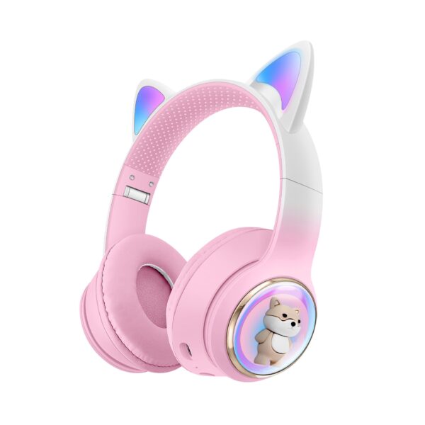 AKZ-51 Earphones Space Cabin Cute Cartoon Pet Bluetooth Headwear Large Battery Earphones Foldable Earphones - Image 4