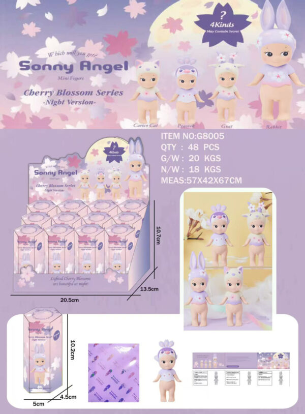Party Angel Cheek Blind Box Car Ornament Mobile phone Decoration Handmade Anime Doll Finished End Box - Image 41