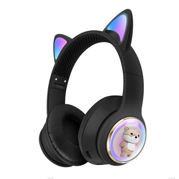 AKZ-51 Earphones Space Cabin Cute Cartoon Pet Bluetooth Headwear Large Battery Earphones Foldable Earphones - Image 2