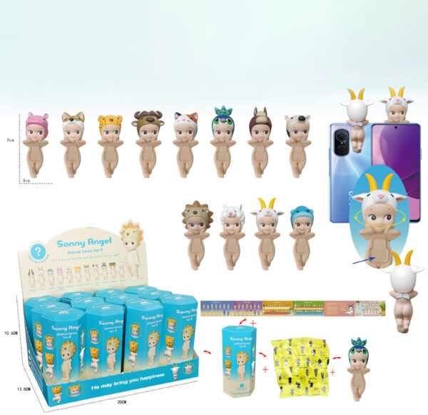 Party Angel Cheek Blind Box Car Ornament Mobile phone Decoration Handmade Anime Doll Finished End Box - Image 80