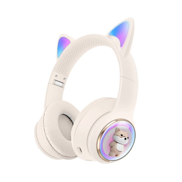 AKZ-51 Earphones Space Cabin Cute Cartoon Pet Bluetooth Headwear Large Battery Earphones Foldable Earphones - Image 3