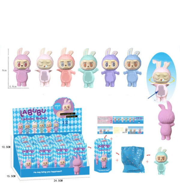 Party Angel Cheek Blind Box Car Ornament Mobile phone Decoration Handmade Anime Doll Finished End Box - Image 23
