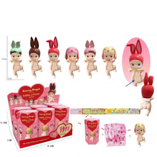 Party Angel Cheek Blind Box Car Ornament Mobile phone Decoration Handmade Anime Doll Finished End Box - Image 52