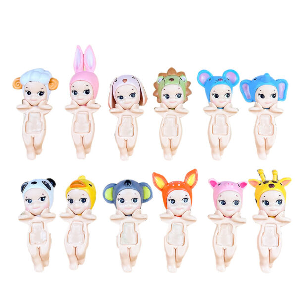 Party Angel Cheek Blind Box Car Ornament Mobile phone Decoration Handmade Anime Doll Finished End Box - Image 5