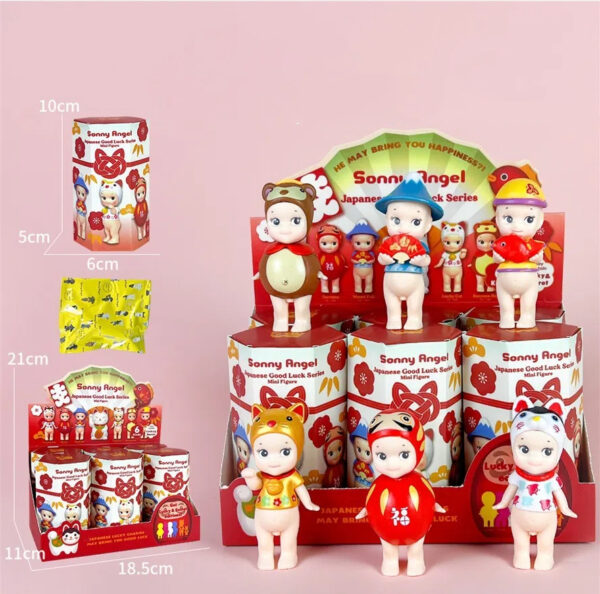 Party Angel Cheek Blind Box Car Ornament Mobile phone Decoration Handmade Anime Doll Finished End Box - Image 14